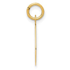 FJC Finejewelers 14 kt Yellow Gold Medium Script Letter G Initial Charm