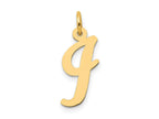 FJC Finejewelers 14 kt Yellow Gold Medium Script Letter I Initial Charm