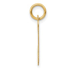 FJC Finejewelers 14 kt Yellow Gold Medium Script Letter J Initial Charm
