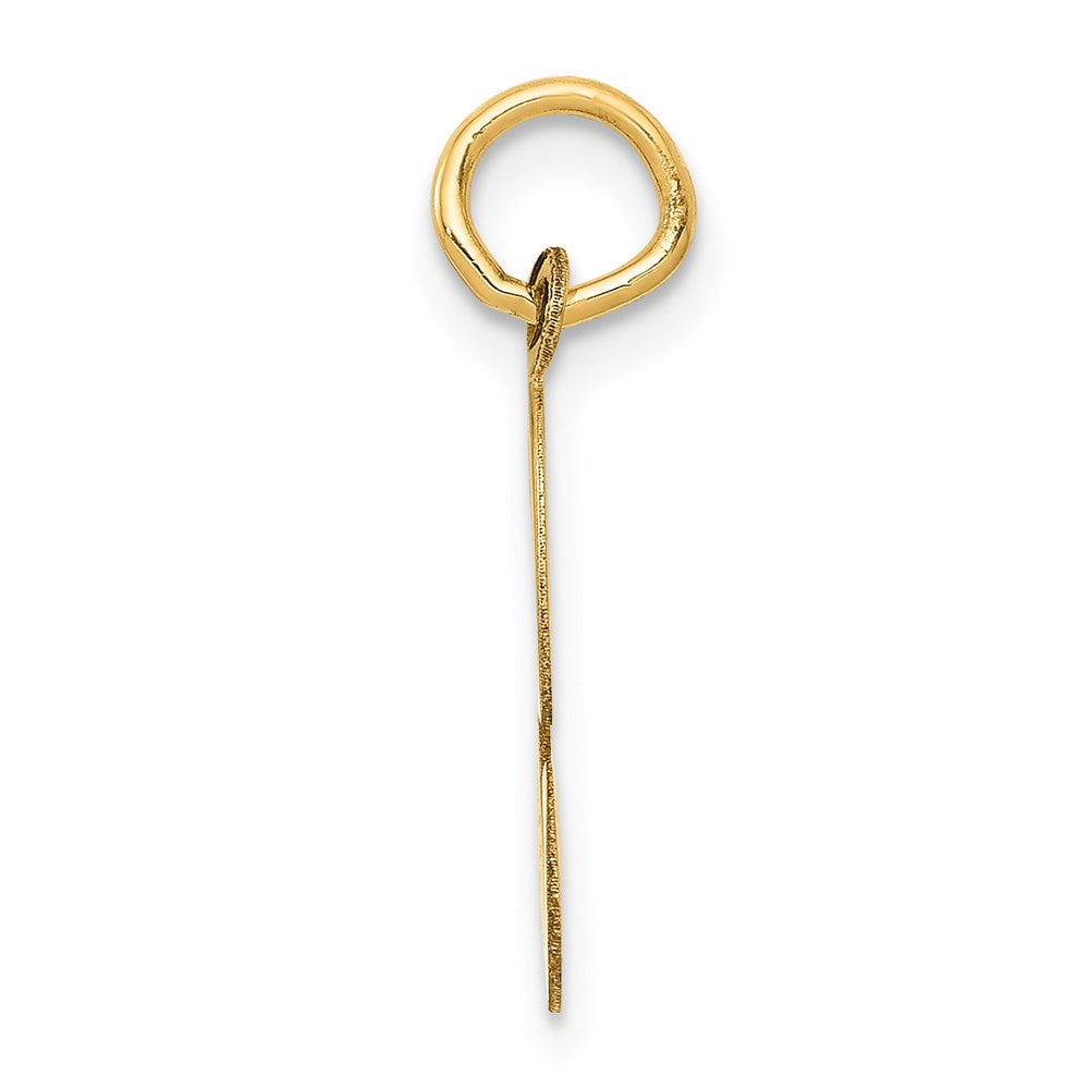 FJC Finejewelers 14 kt Yellow Gold Medium Script Letter S Initial Charm
