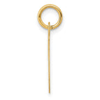 FJC Finejewelers 14 kt Yellow Gold Medium Script Letter T Initial Charm