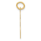 FJC Finejewelers 14 kt Yellow Gold Large Script Letter E Initial Charm