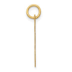 FJC Finejewelers 14 kt Yellow Gold Large Script Letter F Initial Charm