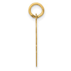 FJC Finejewelers 14 kt Yellow Gold Large Script Letter O Initial Charm