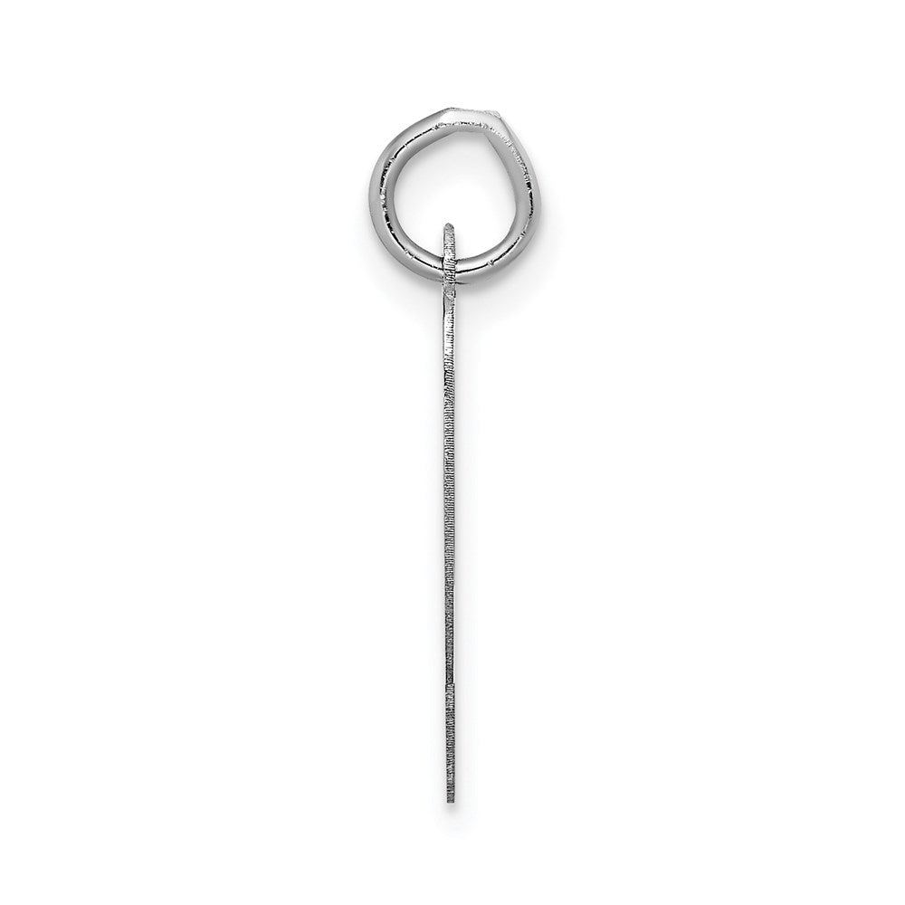 FJC Finejewelers 14 kt White Gold Large Script Letter P Initial Charm