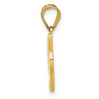 FJC Finejewelers 14 kt Yellow Gold Script Letter I Initial Charm