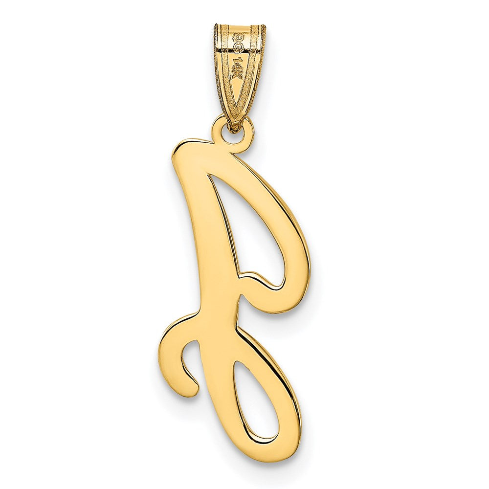 FJC Finejewelers 14 kt Yellow Gold Script Letter J Initial Charm