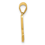 FJC Finejewelers 14 kt Yellow Gold Script Letter L Initial Charm