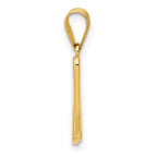 FJC Finejewelers 14 kt Yellow Gold Script Letter M Initial Charm