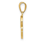 FJC Finejewelers 14 kt Yellow Gold Script Letter R Initial Charm