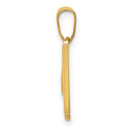 FJC Finejewelers 14 kt Yellow Gold Script Letter W Initial Charm