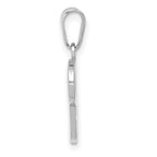 FJC Finejewelers 14 kt White Gold  Script Letter P Initial Charm
