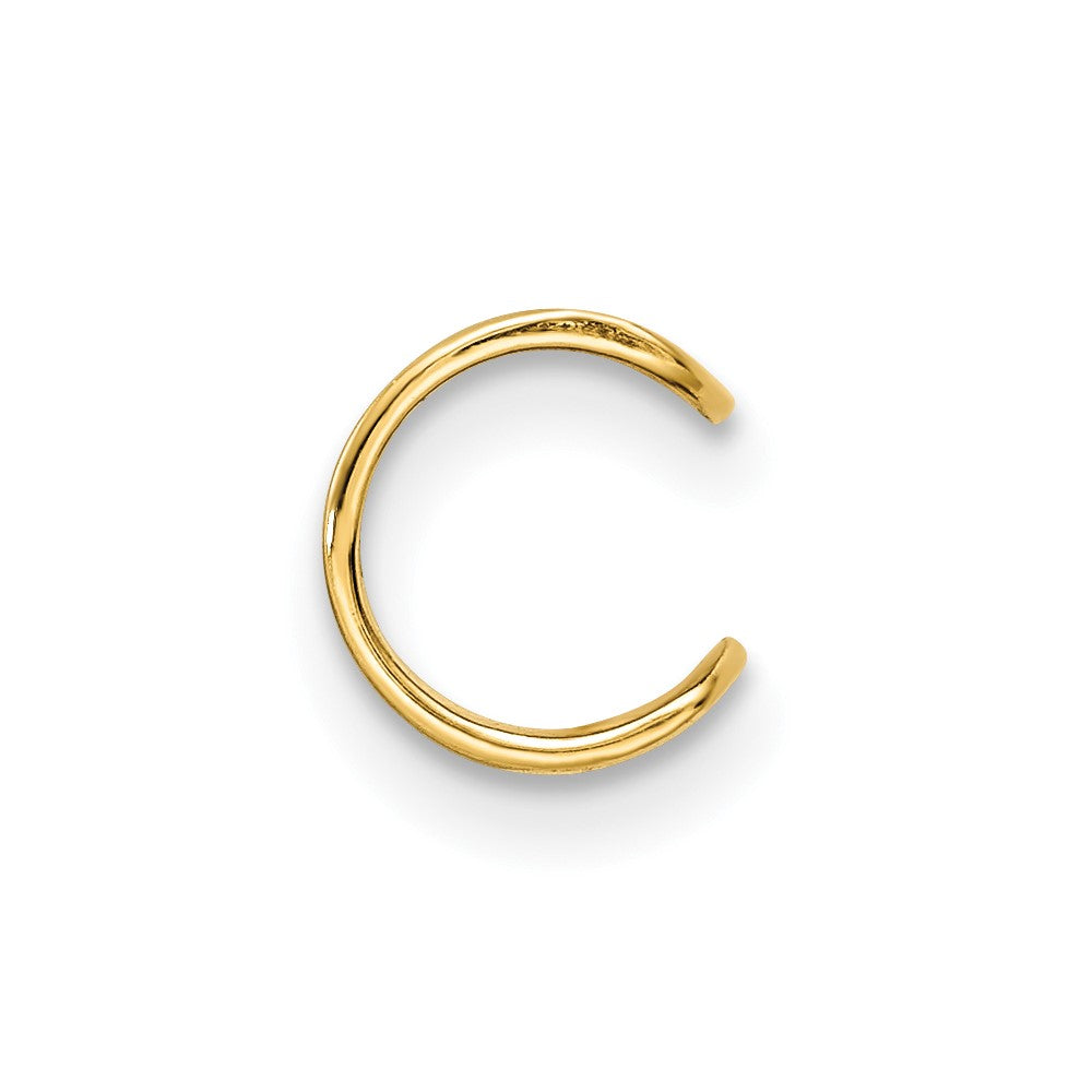 FJC Finejewelers 14 kt Yellow Gold Hoop Polished Single Ear Cuff 7 x 5 mm