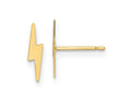 FJC Finejewelers 14 kt Yellow Gold Dangle Polished Lightning Bolt Post Earrings 10 x 2 mm