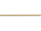 FJC Finejewelers 20 Inch 14k Yellow Gold 2mm Lightweight Handmade Flat Chain Necklace