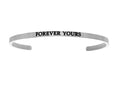 Intuitions Stainless Steel forever Yours Cuff Bangle