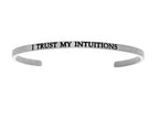 Intuitions Stainless Steel i Trust My S Cuff Bangle