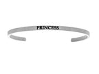 Intuitions Stainless Steel princess Cuff Bangle