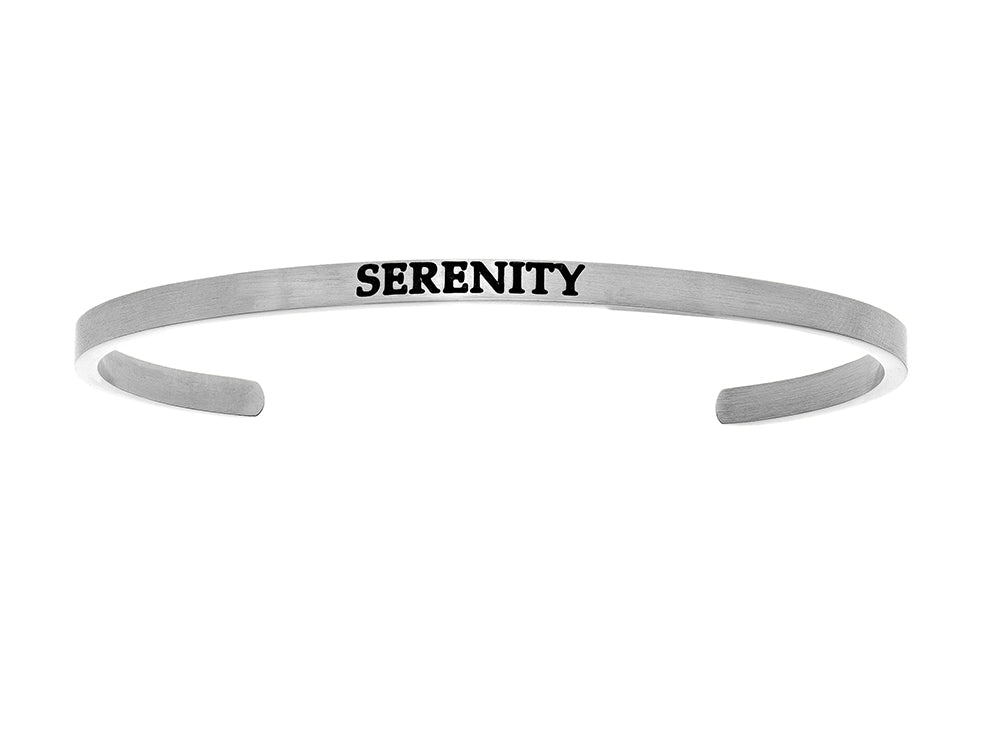 Intuitions Stainless Steel serenity Cuff Bangle
