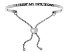 Intuitions Stainless Steel i Trust My S Adjustable Friendship Bracelet