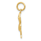 FJC Finejewelers 14k Yellow Gold Solid Polished Snake Charm