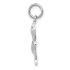 FJC Finejewelers 14k White Gold Solid Polished Snake Charm