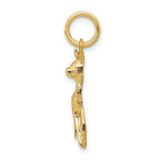 FJC Finejewelers 14k Yellow Gold Polished Open-backed Deer Charm