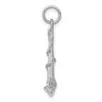 FJC Finejewelers 14k White Gold Solid Polished 3d Anchor Charm