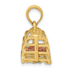 FJC Finejewelers 14k Two-tone Gold Polished 3d Lobster Trap Charm