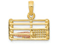 FJC Finejewelers 14k Two-tone Gold Polished 3d Lobster Trap Charm