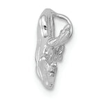 FJC Finejewelers 14k White Gold Solid Polished 3d Frog Charm