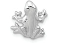 FJC Finejewelers 14k White Gold Solid Polished 3d Frog Charm