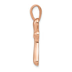 FJC Finejewelers 14k Rose Gold Freeform Cross Charm