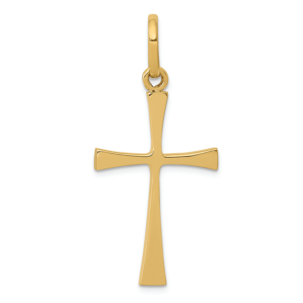 FJC Finejewelers 14k Yellow Gold Polished Cross Charm