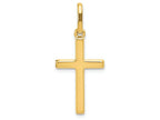 FJC Finejewelers 14k Yellow Gold Hollow Cross Charm