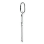 FJC Finejewelers 14k White Gold Hollow Cross Charm