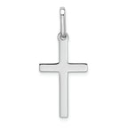 FJC Finejewelers 14k White Gold Hollow Cross Charm