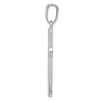 FJC Finejewelers 14k White Gold Hollow Cross Charm
