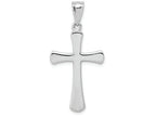 FJC Finejewelers 14k White Gold Hollow Cross Charm