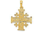 FJC Finejewelers 14k Yellow Gold Jerusalem Cross Charm