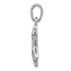 FJC Finejewelers 14k White Gold Star Of David Charm