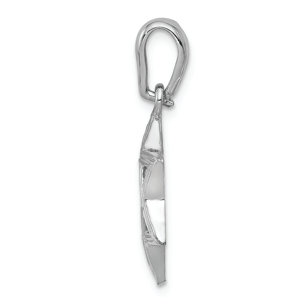 FJC Finejewelers 14k White Gold Star Of David Charm