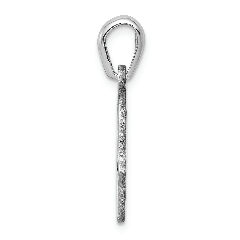 FJC Finejewelers 14k White Gold Star Of David Chamseh Charm