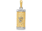FJC Finejewelers 14k Two-tone Gold Mezuzah Charm