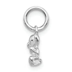 FJC Finejewelers 14k White Gold Teddy Bear Charm