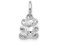 FJC Finejewelers 14k White Gold Teddy Bear Charm