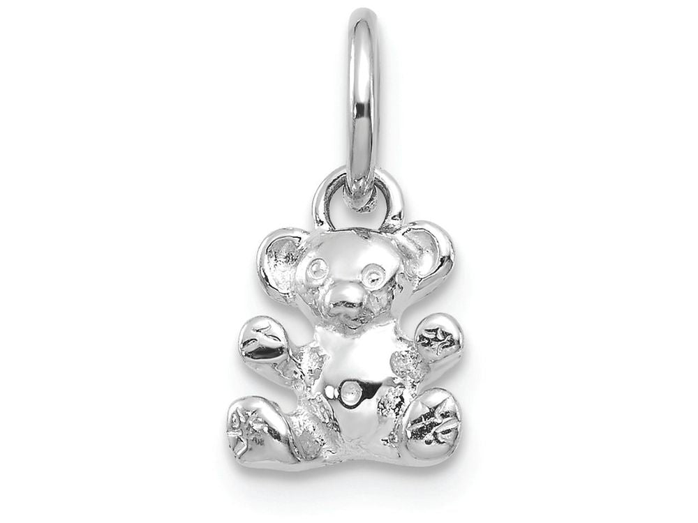 FJC Finejewelers 14k White Gold Teddy Bear Charm