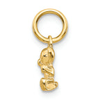 FJC Finejewelers 14k Yellow Gold Polished Teddy Bear Charm