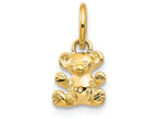 FJC Finejewelers 14k Yellow Gold Polished Teddy Bear Charm