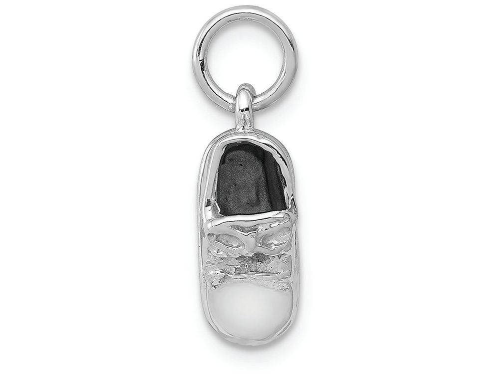 FJC Finejewelers 14k White Gold Baby Shoe Charm